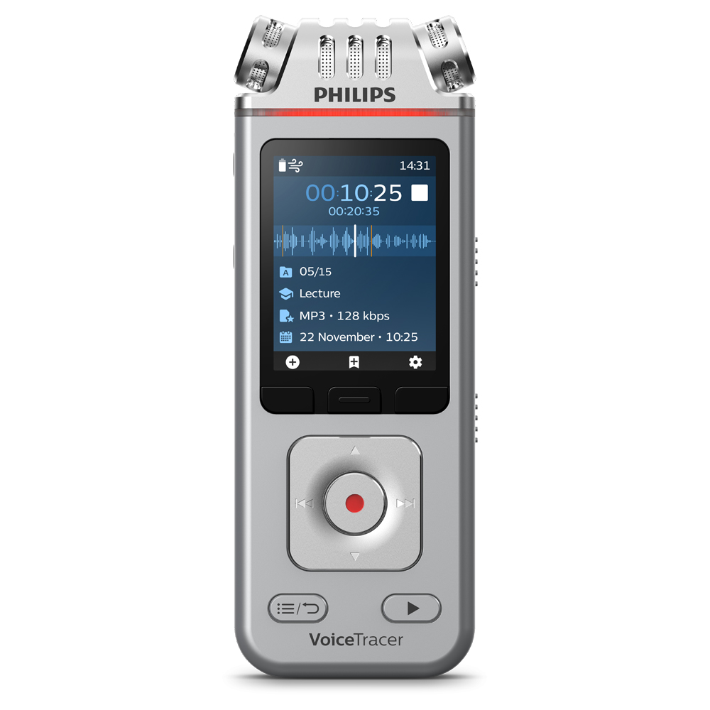 Philips Audiorekorder Digitaler Voice Tracer 4110 (DVT4110)