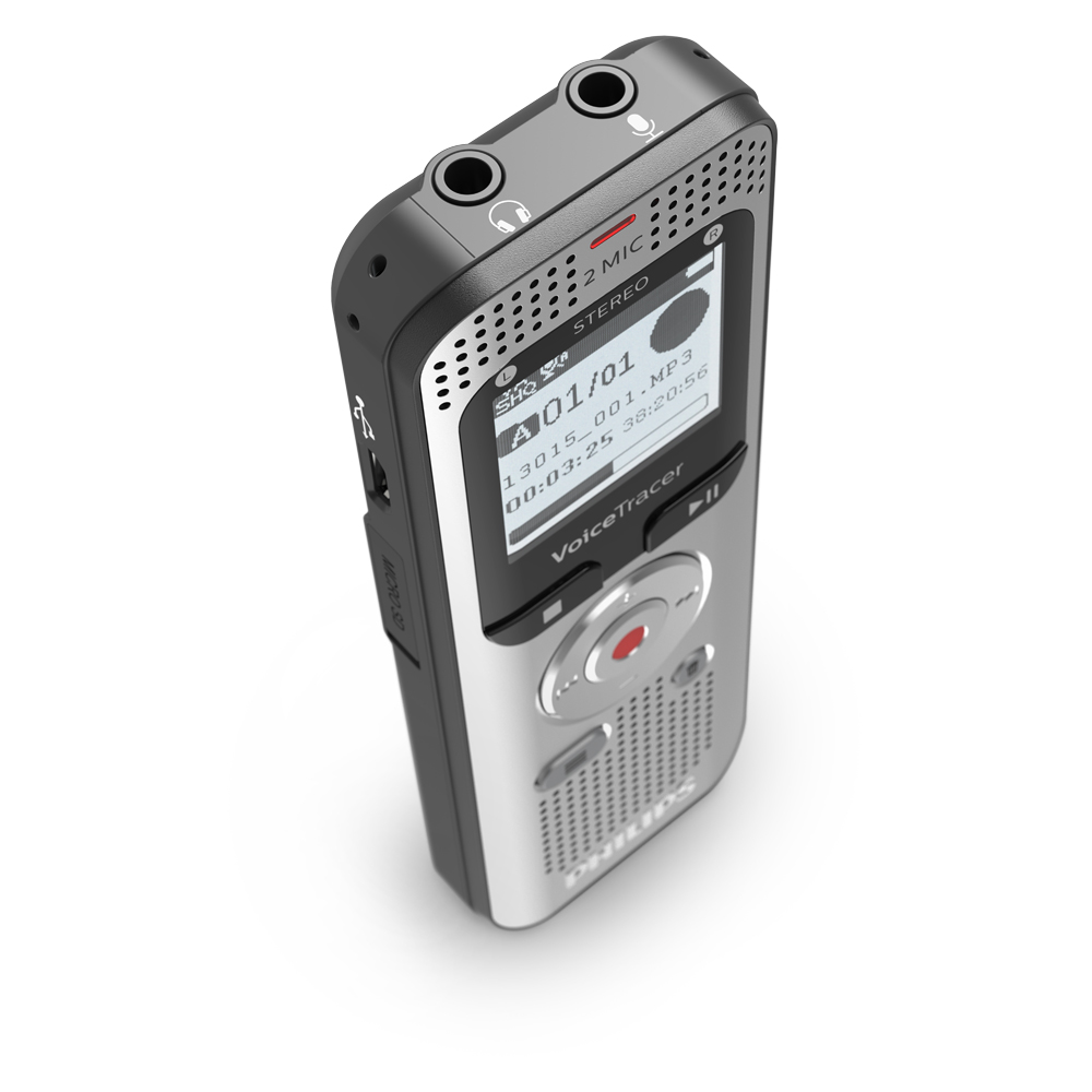 Philips Audiorekorder Digitaler Voice Tracer 2050 (DVT2050)