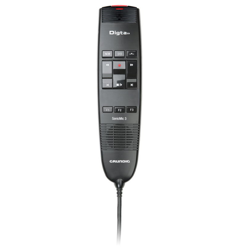 Grundig Digta SonicMic 3 Classic Diktiermikrofon mit DigtaSoft One