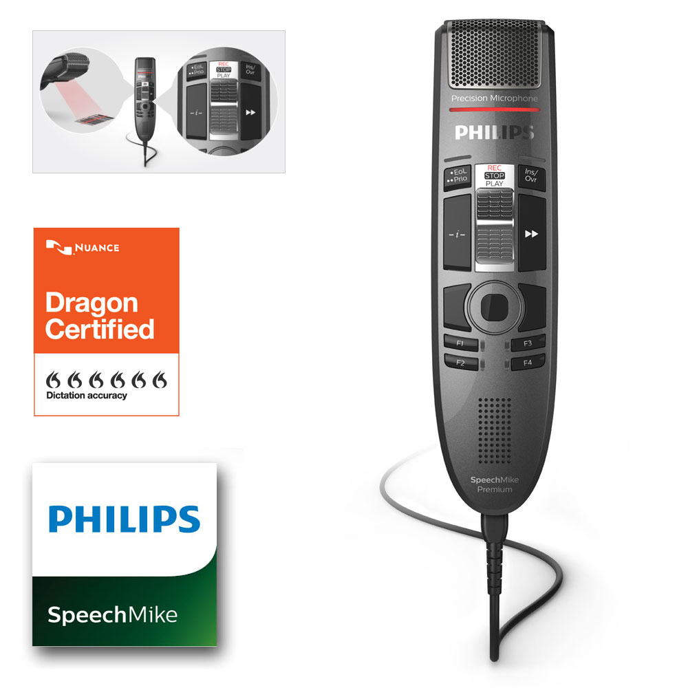 Philips SpeechMike Premium Touch mit Barcode Scanner SMP3810