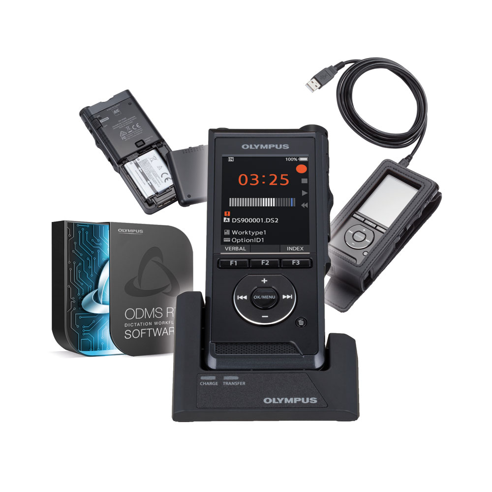 Olympus Diktiergerät DS-9000 Premium Kit