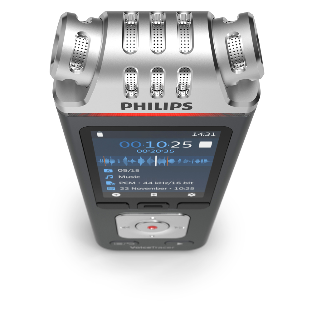 Philips Audiorekorder Digitaler Voice Tracer 6110 (DVT6110)