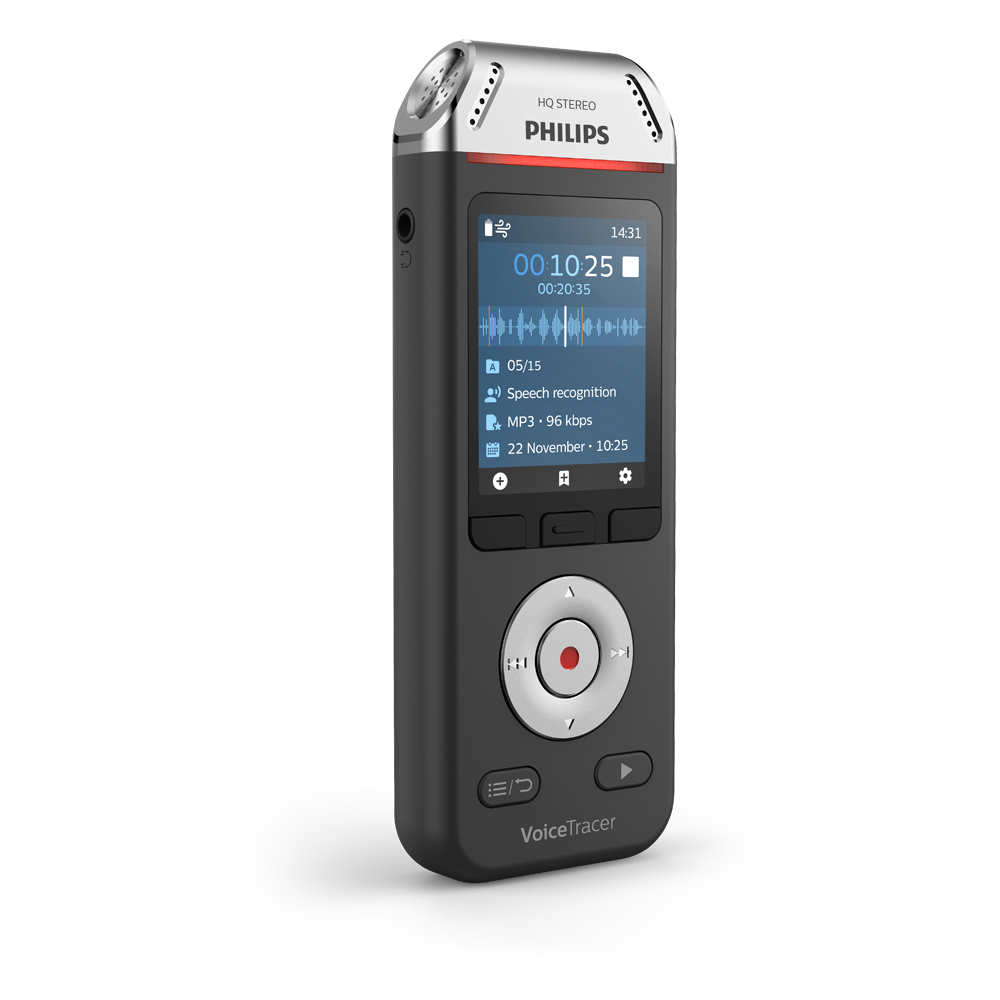 Philips Audiorekorder mit Spracherkennung DVT 2810