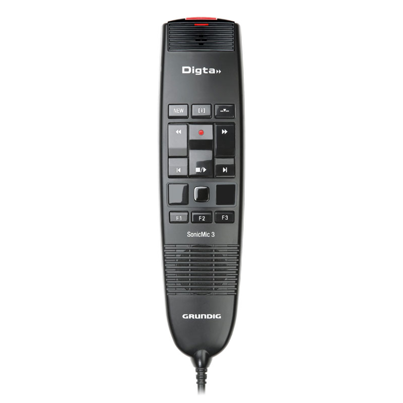 Grundig Digta SonicMic 3 Diktiermikrofon mit DigtaSoft Pro