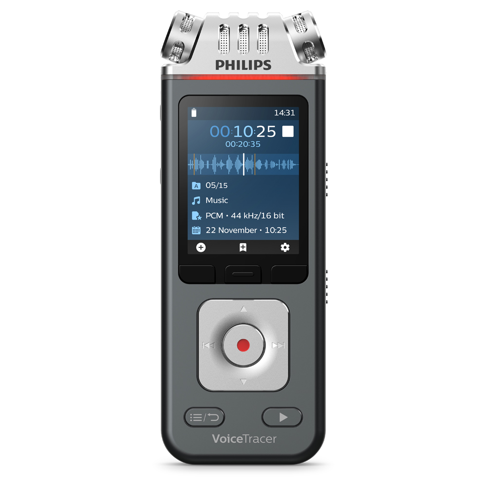 Philips Audiorekorder Digitaler Voice Tracer 6110 (DVT6110)